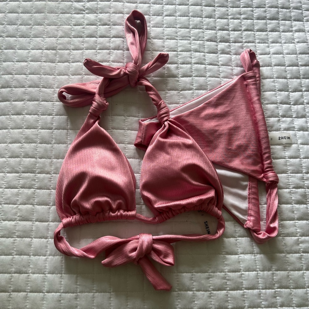 (Never Worn) Pink Shimmery Bikini SET